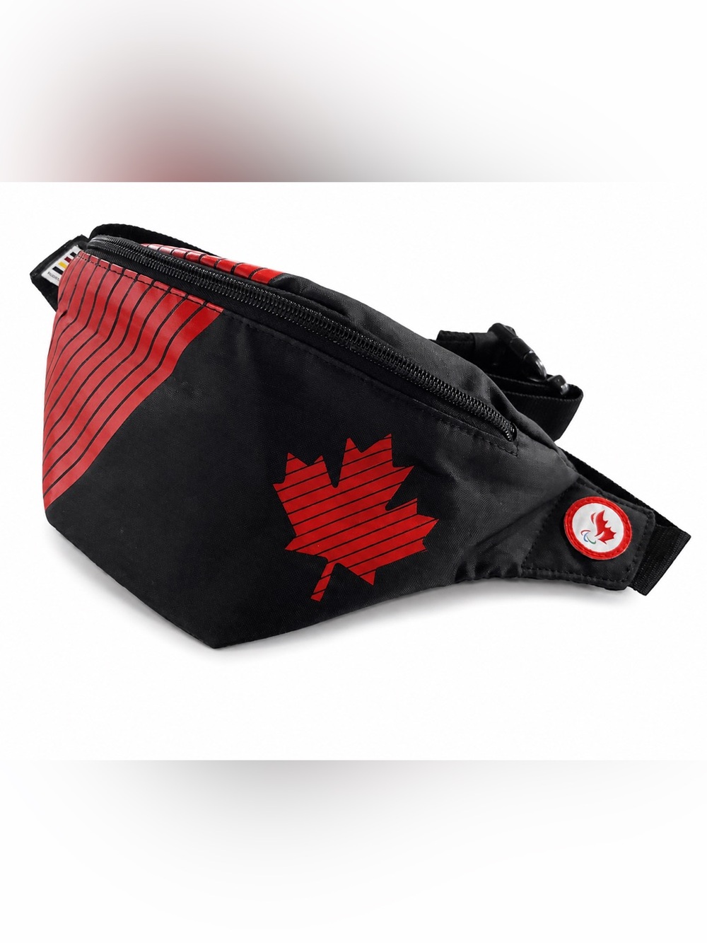 Hudson’s Bay Team Canada Olympic Waist Bag Fanny Pack Black Red